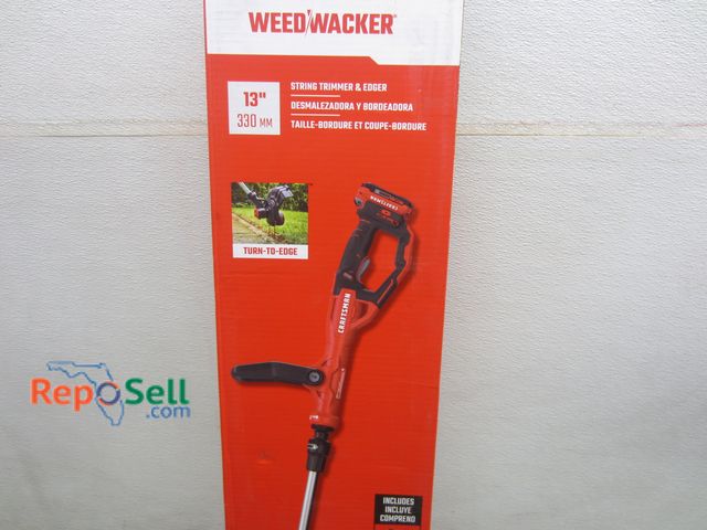Lot 31-9056 - New Craftsman 20V 13" String Trimmer/Edger With 2.0 AH Battery And Charger #CMCST90001