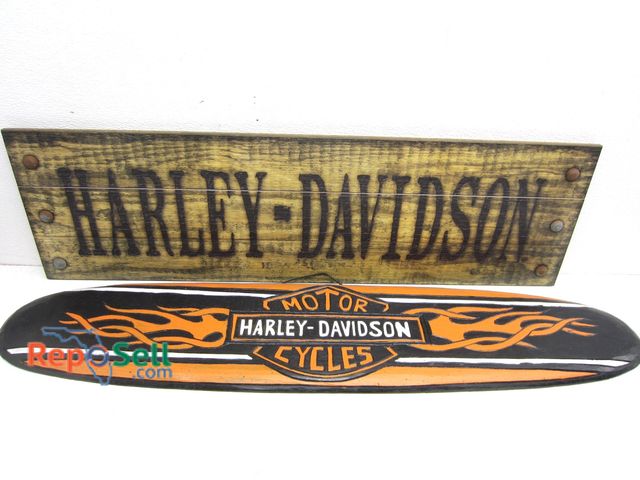 Lot 31-5073 - (2) Harley Signs