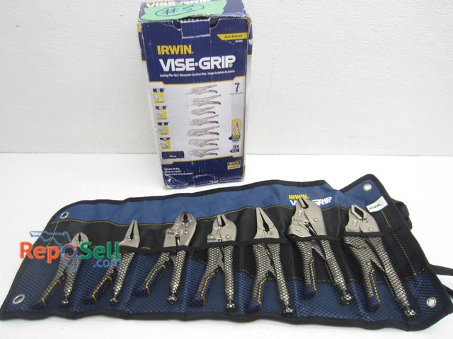 Lot 31-9108 - Irwin Vise Grip/Locking Pliers 7pc Set