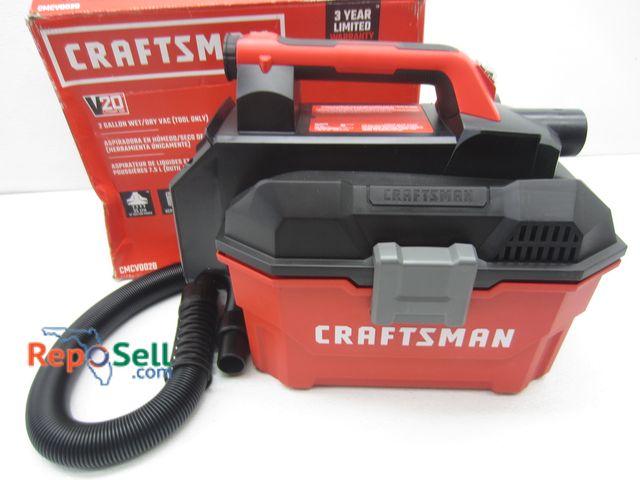 Lot 31-1049 - Craftsman 2Gal Wet/Dry Vac - TOOL ONLY #CMCV002B - Some Box Damage