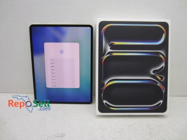 Lot 31-9167 - iPad Pro 13" (M4) MVX33LL/A S/N K2R60XK21X iPad tablet, cleared, unlocked