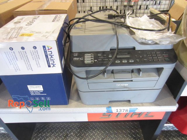 Lot 31-1378 - Brother MFC Multi-Function Center Laser Printer, Accompanied By TN-660 And TN-630 Ink Cartridges. In...