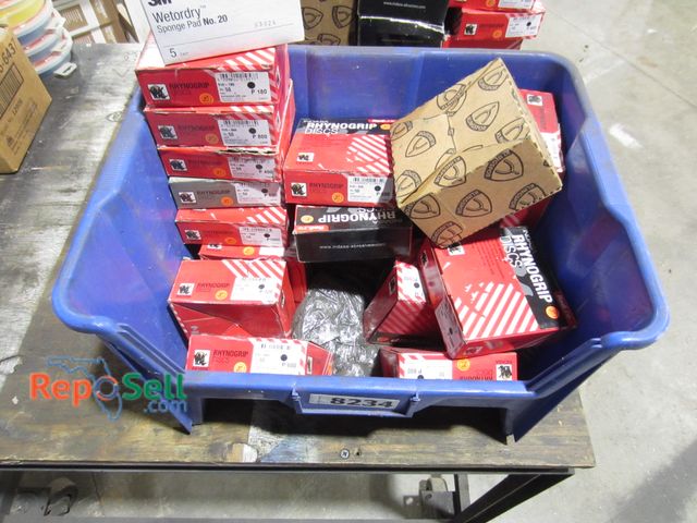 Lot 31-8234 - Tote Full of various sandpaper