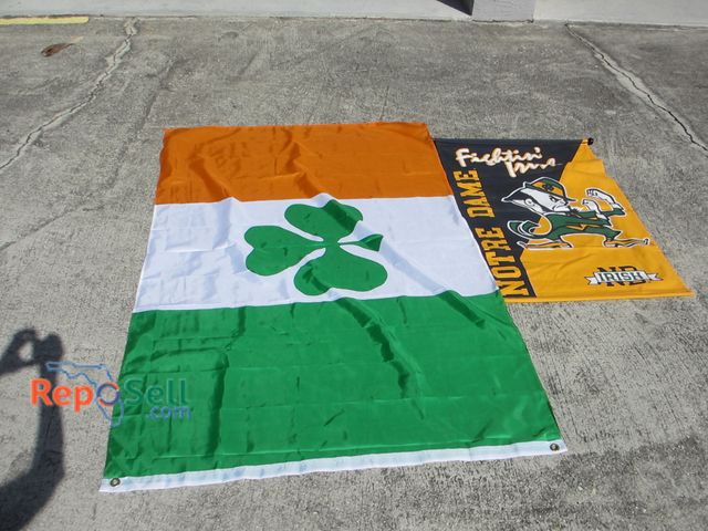 Lot 31-1351 - Irish Flag And Banner