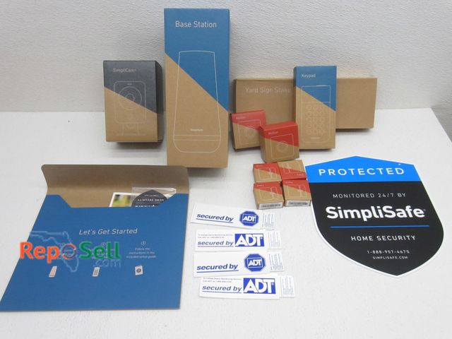 Lot 31-9143 - Simpli Safe 9pc Kit Security System - Appears Complete