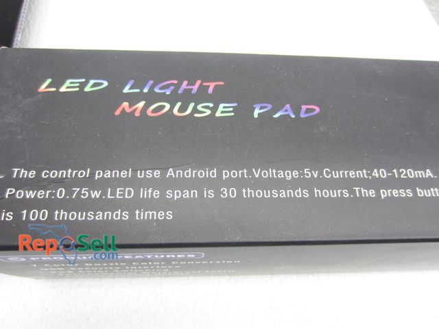 Lot 31-3500 - (14) LED Gaming Mouse Pads - (8) XL &amp; (6) L