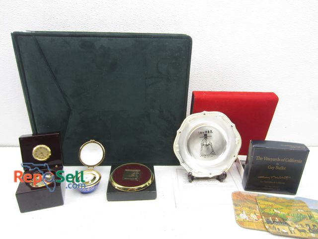Lot 31-5273 - Estate Lot: Compass, Egg Clock, Bao Zheng Plate, Photo Album, etc.