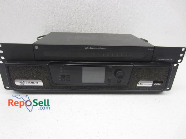 Lot 31-9179 - Crown CDi: 2/600, Powers On &amp; Pakedge RK-1, Powers On/No Cord