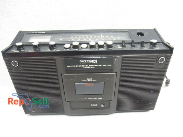 Lot 31-6071 - Vintage Morantz Superscope AM/FM Cassette Recorder #CRS-2100 - Power On