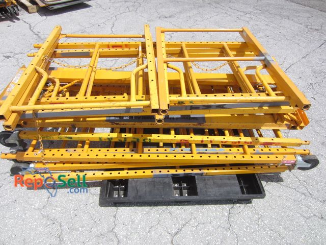 Lot 31-9421 - (2) Metal Scaffolding Sets w/Parts