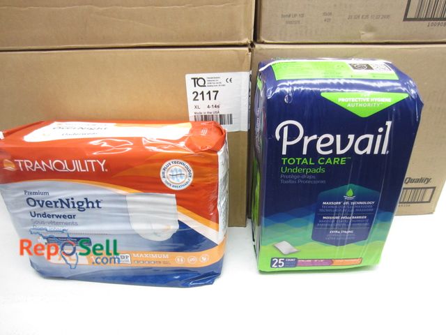 Lot 31-5321 - (112) XL Overnight Underwear &amp; (200) Underpads