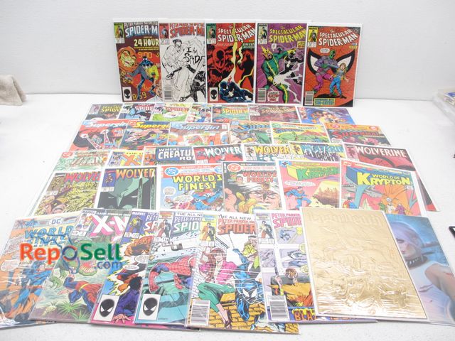 Lot 31-4120 - (35) Vintage Comics; Mostly Marvel and DC; Assorted Titles; All Bagged and Boarded
