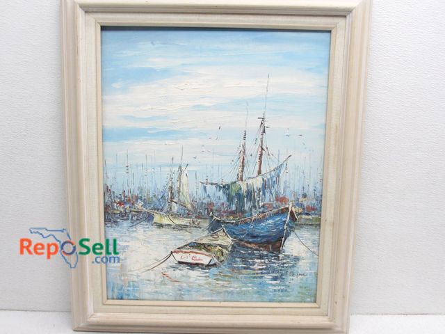 Lot 31-9431 - Framed Original Oil by R Danford 21" x 25