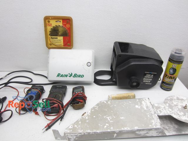 Lot 31-1406 - Marine Winch, Multimeters, Rainbird (powers on) etc