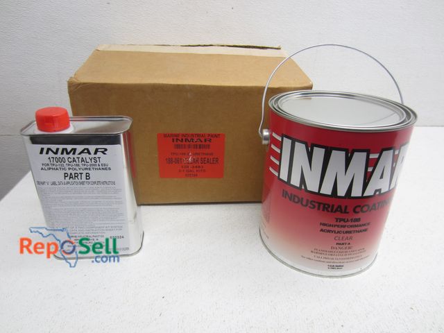 Lot 31-4528 - (3) 1gal Kits Inmar Acrylic Urethane Clear Sealer