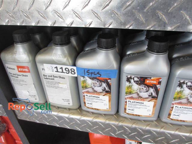 Lot 31-1198 - Fifteen 1-Quart Bottles Of Stihl Platinum Bar And Saw Chain Lubricant. Designed To Provide Superior ...