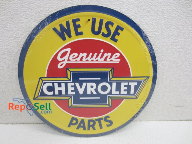 Lot 31-1352 - Genuine Chevy Parts Tin Sign