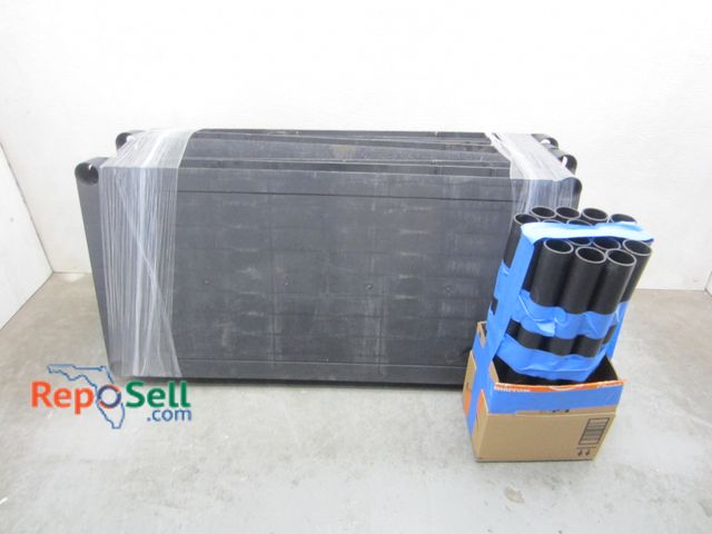 Lot 31-2254 - Plano Plastic Shelving; 5 Shelves; 73"h x 36"w x 18"d