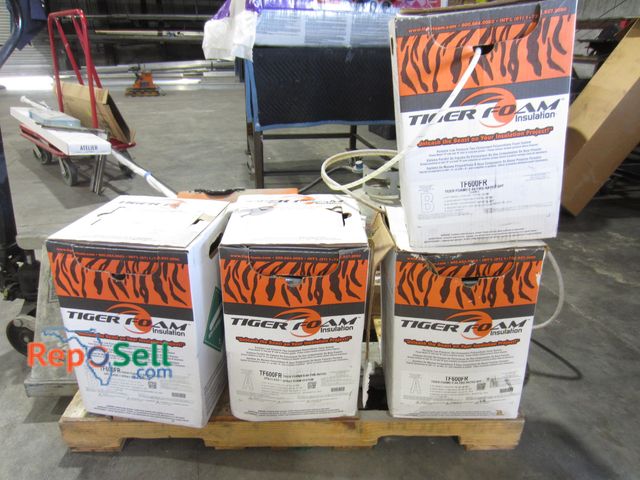 Lot 31-8213 - (4) Boxes of Tiger Foam Insulation (2) appear new unused)