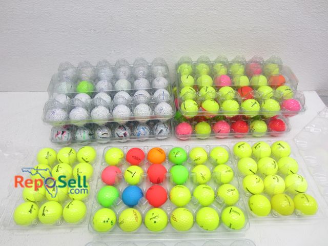Lot 31-8533 - (144) Titleist, Taylormade, Calloway, Vice, Srixion Golf Balls, All In Excellent Condition
