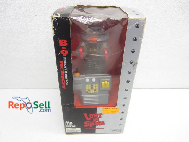 Lot 31-8499 - Vintage 1998 Lost In Space B9 RC Robot In Original Box