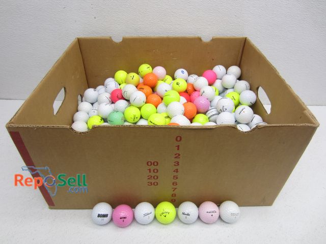 Lot 31-5190 - (300) Used Good Playable Golf Balls: Titleist, Callaway, Taylor, Maxfit, Top Flite, etc.