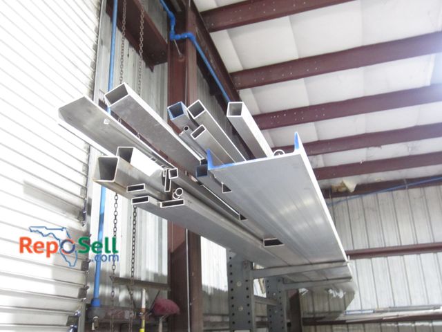 Lot 31-8314 - Large Aluminum Stock various sizes: *Pick Up on Wednesday *C Chanel, Square, etc  largest piece is 2...