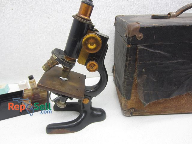 Lot 31-5060 - Vintage Bosch And Lomb Microscope With Travel Case