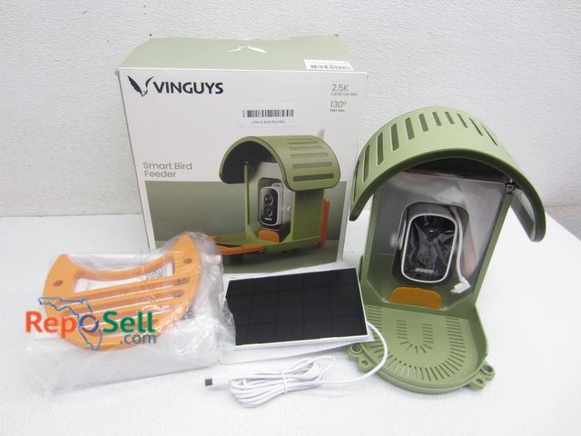 Lot 31-1316 - VINGUYS Smart Bird Feeder - 2.5K Full HD Camera, 130 Degree Wild View