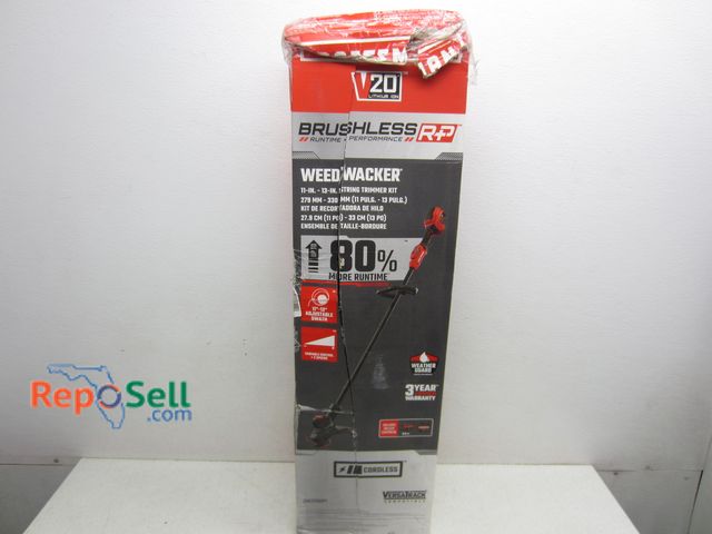 Lot 31-6226 - Craftsman Weed Wacker; 11-13" Trimmer Kit; 20v Lithium Ion; Model CMCST930P1; New in Damaged Box
