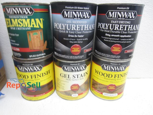 Lot 31-9490 - (36) 32oz Various Miniwax Stains