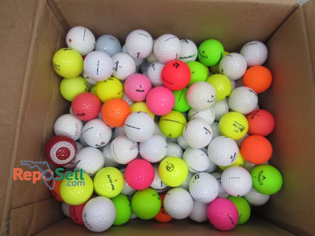 Lot 31-5214 - (200) Used Good Condition Playable Golf Balls: Titleist, Callaway, Srixon, TaylorMade, Kirkland etc
