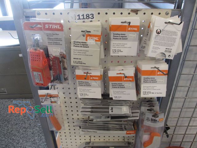 Lot 31-1183 - New Stihl Chainsaw Sharpening Supplies Including Portable Saw Chain Sharpener With Accessories, Grin...