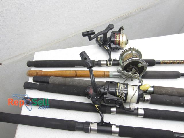 Lot 31-1251 - (6) Rods and (3) Reels: - Eagle Claw, Penn, Spinmaster - some for repair