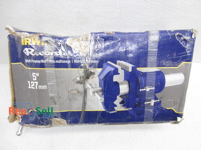 Lot 31-6203 - Irwin Record 5" heavy duty vise, appears new in box