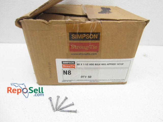 Lot 31-9101 - 50 lbs 8D 1 1/2" Simpson Strong Tie Nails
