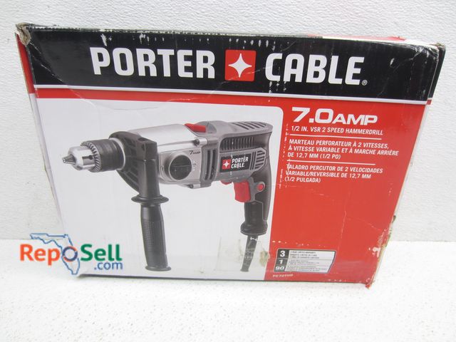 Lot 31-4404 - Porter Cable 7.0amp 1/2" VSR 2-Speed Hammer Drill #PC70THD