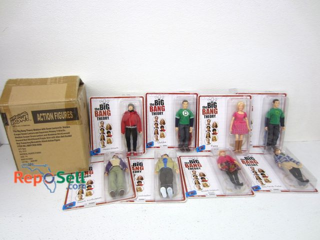 Lot 31-1248 - Lot of (8) NIB Big Bang Theory 8-inch action figures, (7) Different