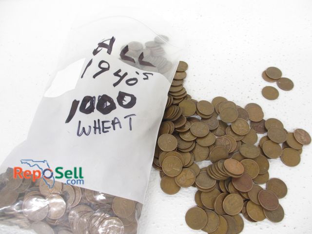 Lot 31-3045 - (1,000) 1940's Wheat Cents