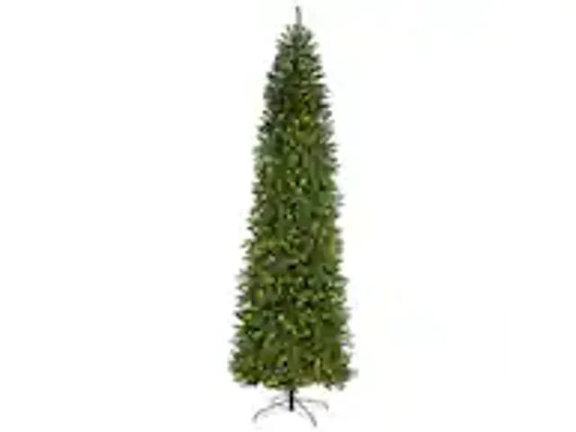 Lot 31-4190 - 9' Green Pre Lit Christmas Tree - Powers On - 1st Pic is Similar to Item