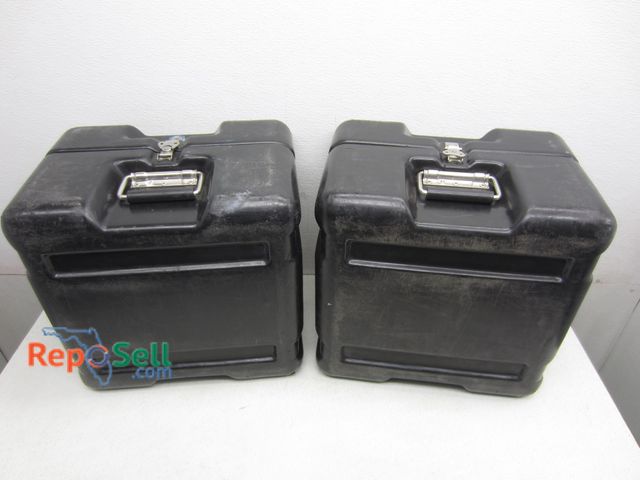 Lot 31-6240 - (2) Black Shipping Containers 17"x13"17"