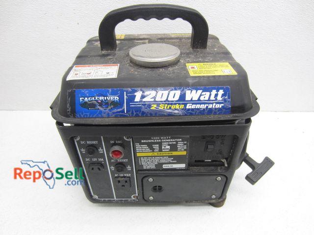 Lot 31-5193 - Small Eagle River 2HP Generator 1200W -  Has Compression