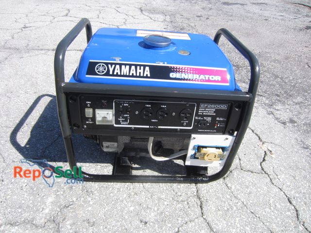 Lot 31-4196 - Yamaha EF2600D Gas Generator - Has Compression