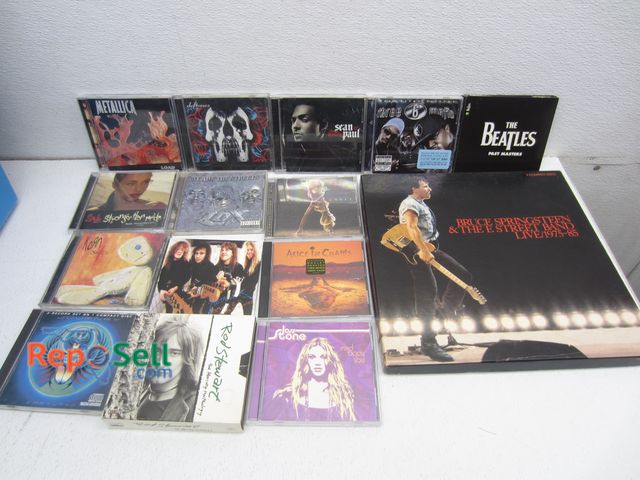 Lot 31-6448 - Music Lot- Vinyl &amp; CDs: Springsteen, Metallica, Yes, Korn, Rob Zombie, etc.