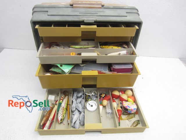 Lot 31-9219 - Plano Tackle Box with Tackle