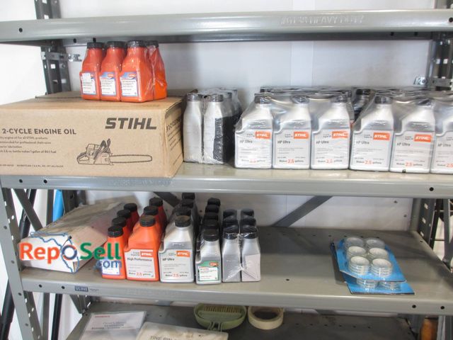 Lot 31-1328 - Multiple Bottles Of Stihl HP 2-Cycle Engine Oil And HP Ultra Oil, 2.6 Oz And 6.4 Oz Sizes. Shelf Uni...