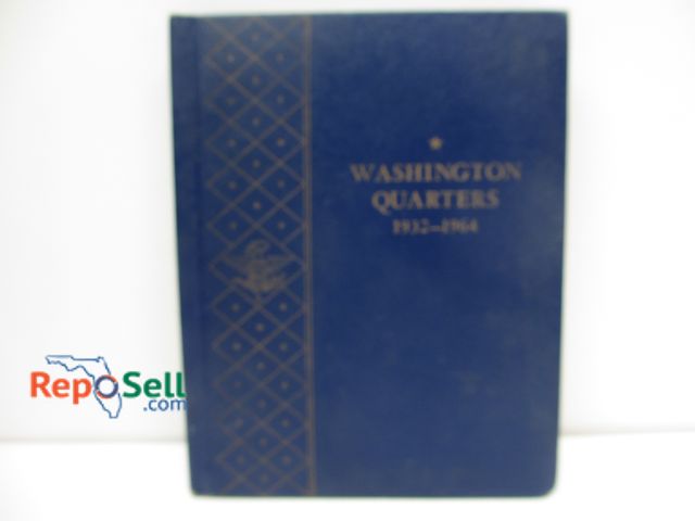 Lot 31-9046 - (62) Pre 1964 Silver Quarters in 1 Booklet