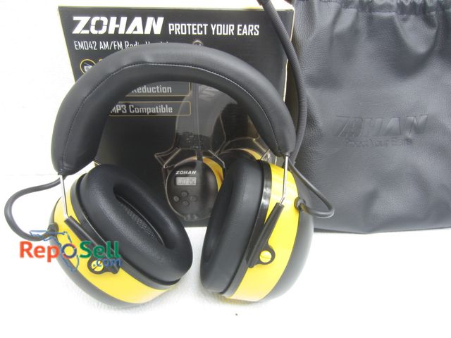 Lot 31-1314 - Zohan EMO42 AM/FM Radio Headphones #NRR 25dB - Powers On