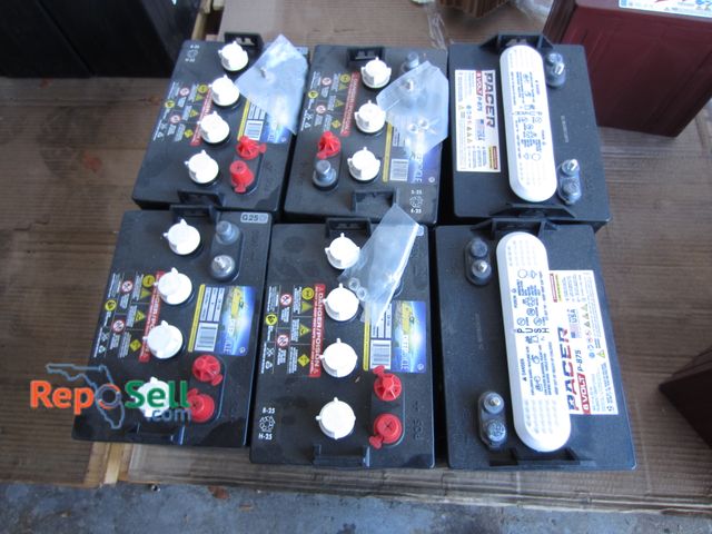 Lot 31-1183 - (6) 8 Volt Batteries: Pacer &amp; Continental