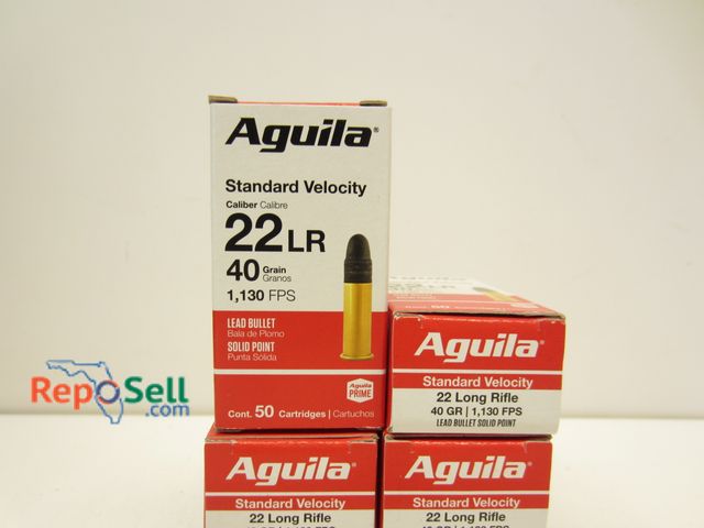 Lot 31-3384 - (300) Rnds Aguila 22LR 40gr Ammo
